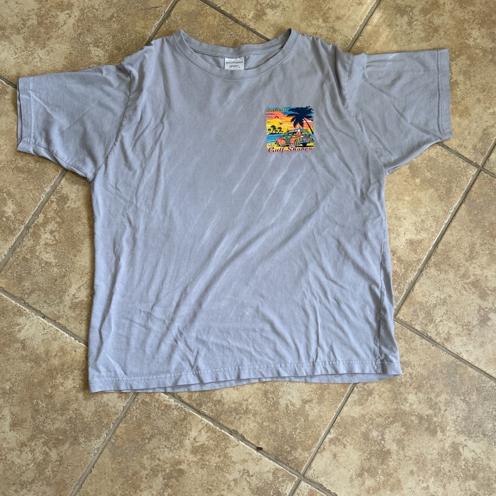 T-Shirt with Tropical Print